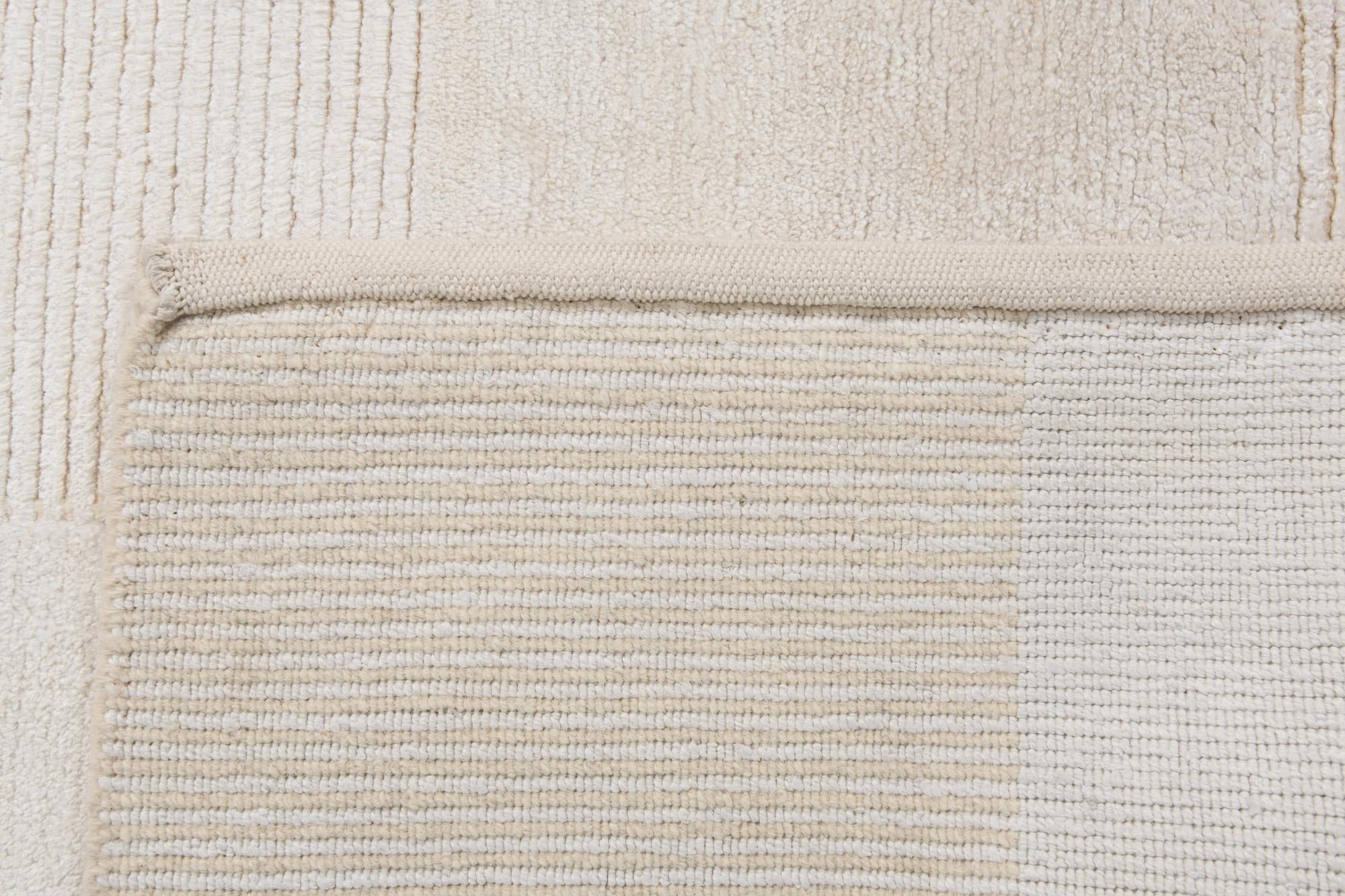 2' 8 x 9' 10 Hand Knotted Darya Wool Runner Rug