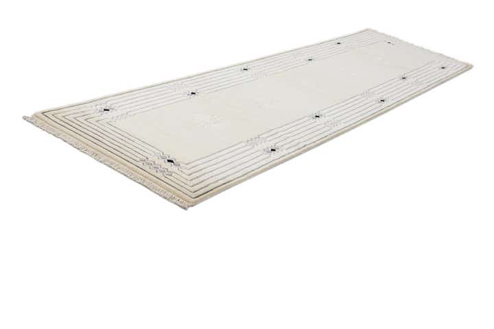 2' 7 x 10' 2 Hand Knotted Darya Wool Runner Rug