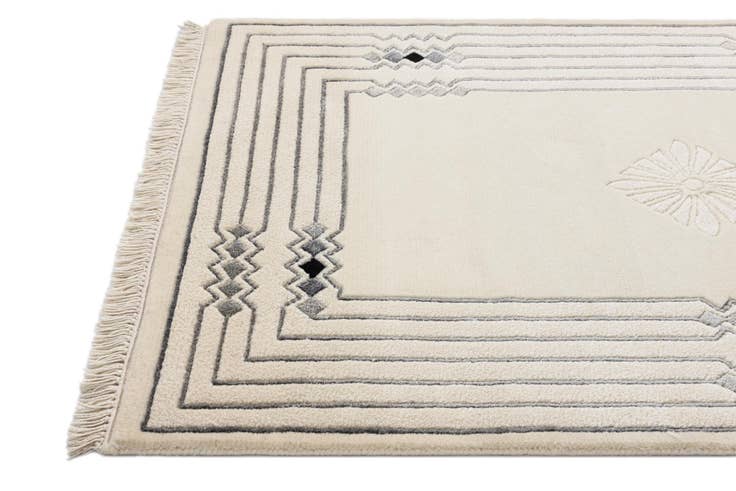 Detail image of 2' 7 x 10' 2 Hand Knotted Darya Wool Runner Rug