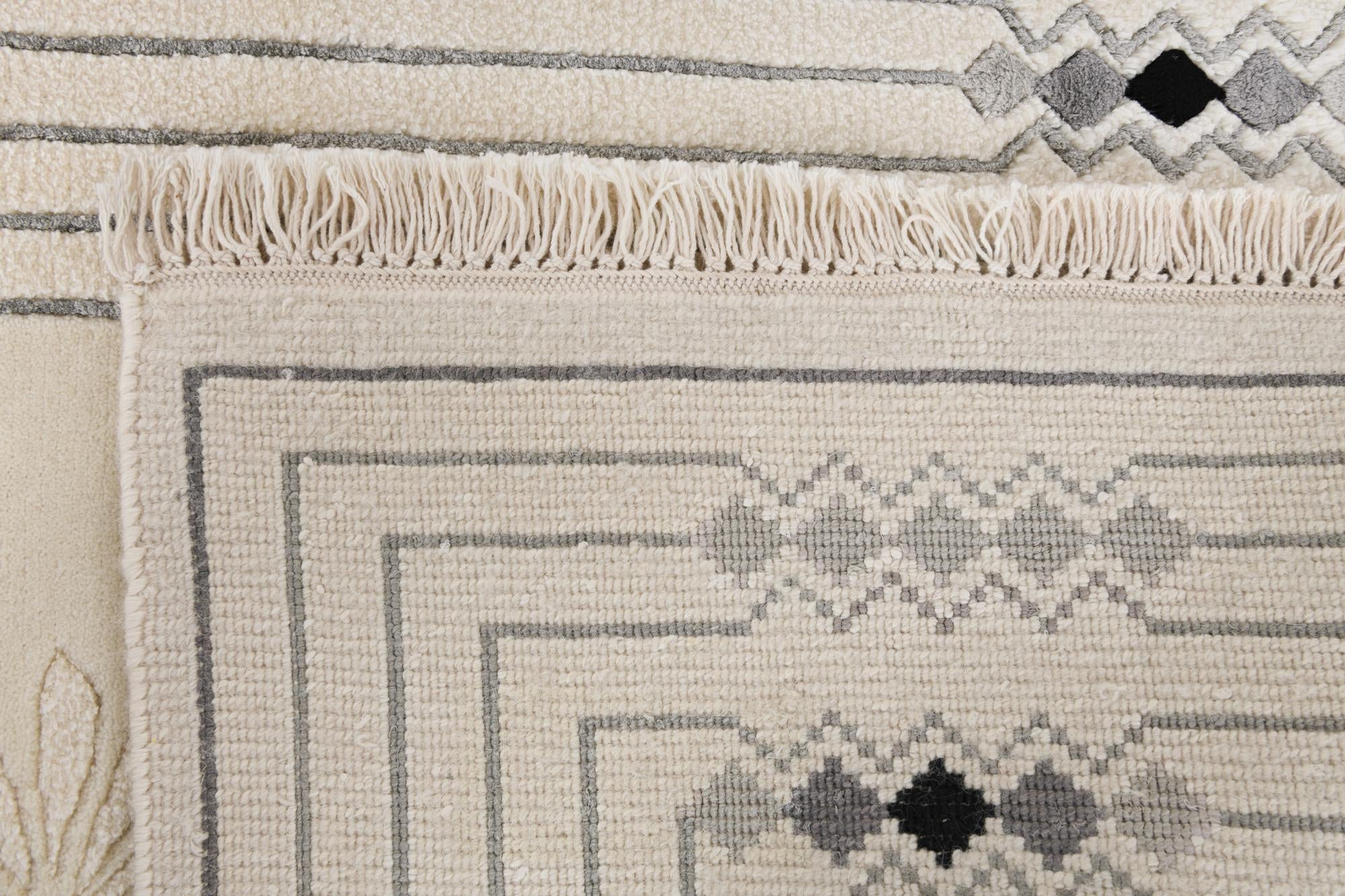 2' 7 x 10' 2 Hand Knotted Darya Wool Runner Rug