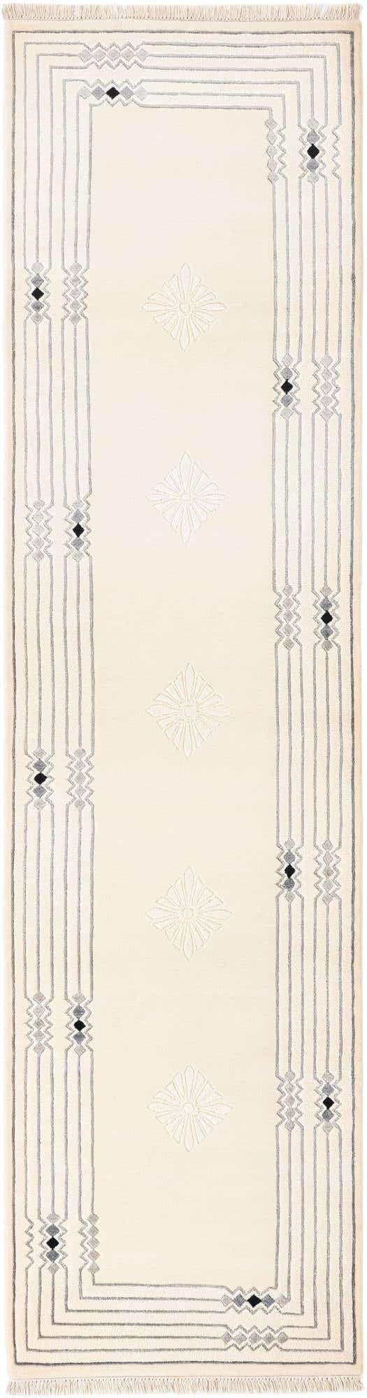 2' 7 x 10' 2 Hand Knotted Darya Wool Runner Rug