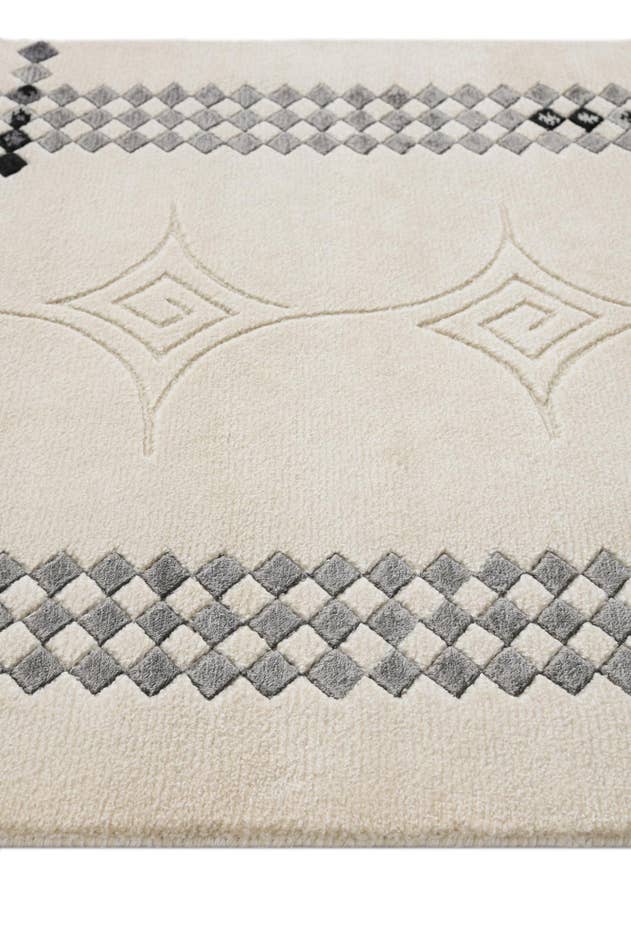 Detail image of 2' 7 x 9' 11 Hand Knotted Darya Wool Runner Rug