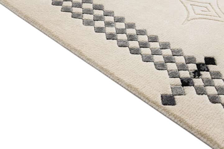 2' 7 x 9' 11 Hand Knotted Darya Wool Runner Rug