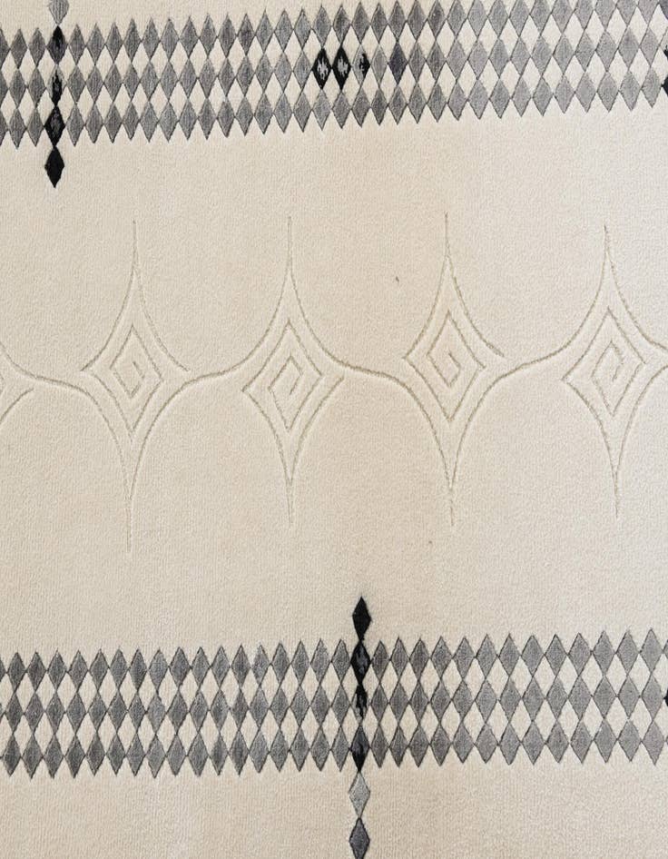 Detail image of 2' 7 x 9' 11  Hand Knotted Darya Wool Runner Rug