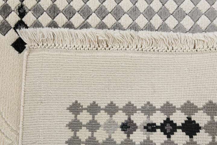 2' 7 x 9' 11 Hand Knotted Darya Wool Runner Rug