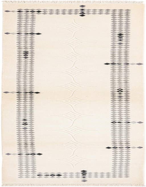 Detail image of 2' 7 x 9' 11 Hand Knotted Darya Wool Runner Rug