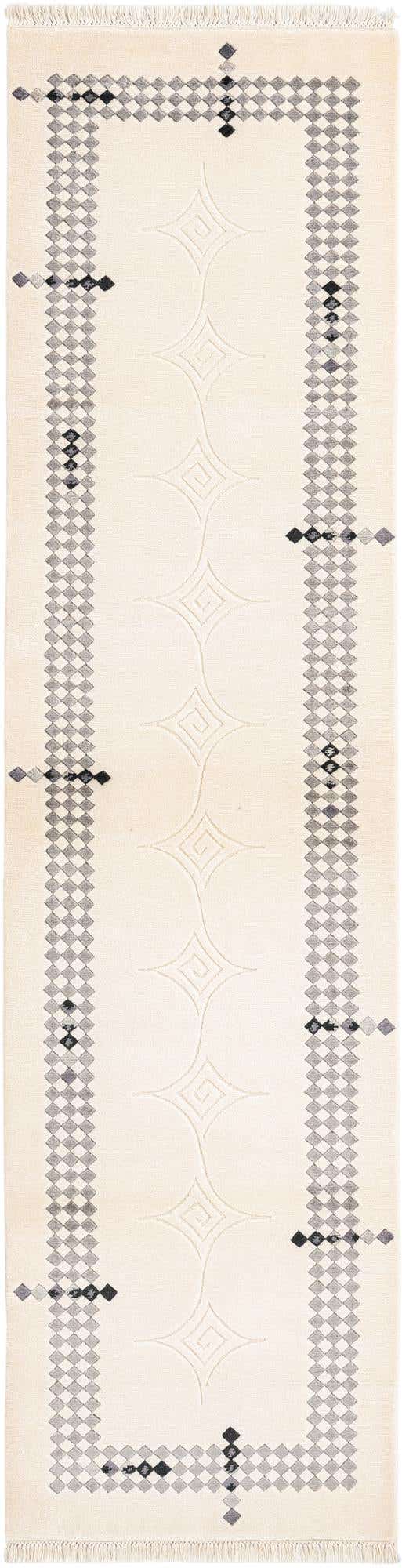 2' 7 x 9' 11 Hand Knotted Darya Wool Runner Rug