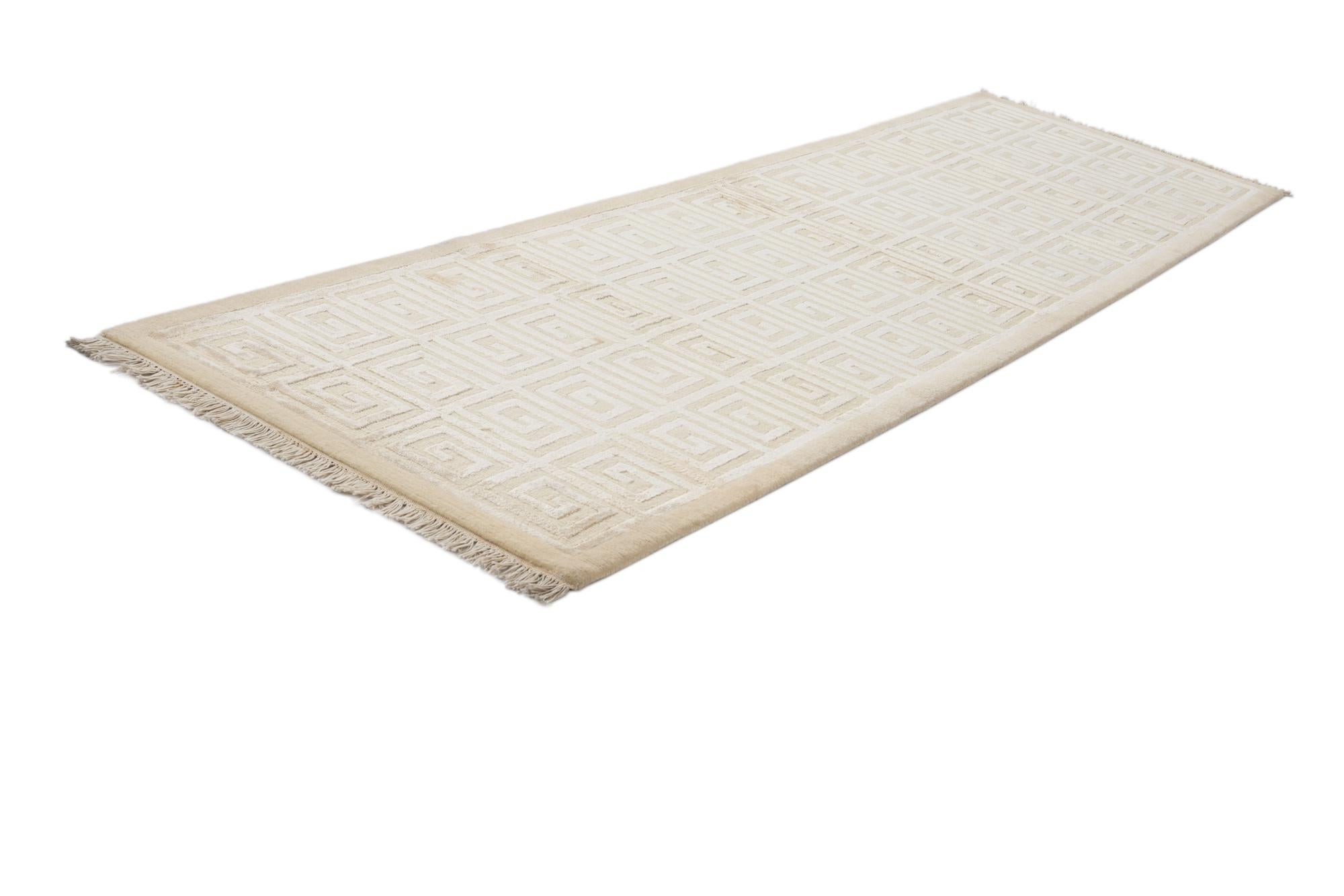 2' 10 x 9' 10 Hand Knotted Darya Wool Runner Rug