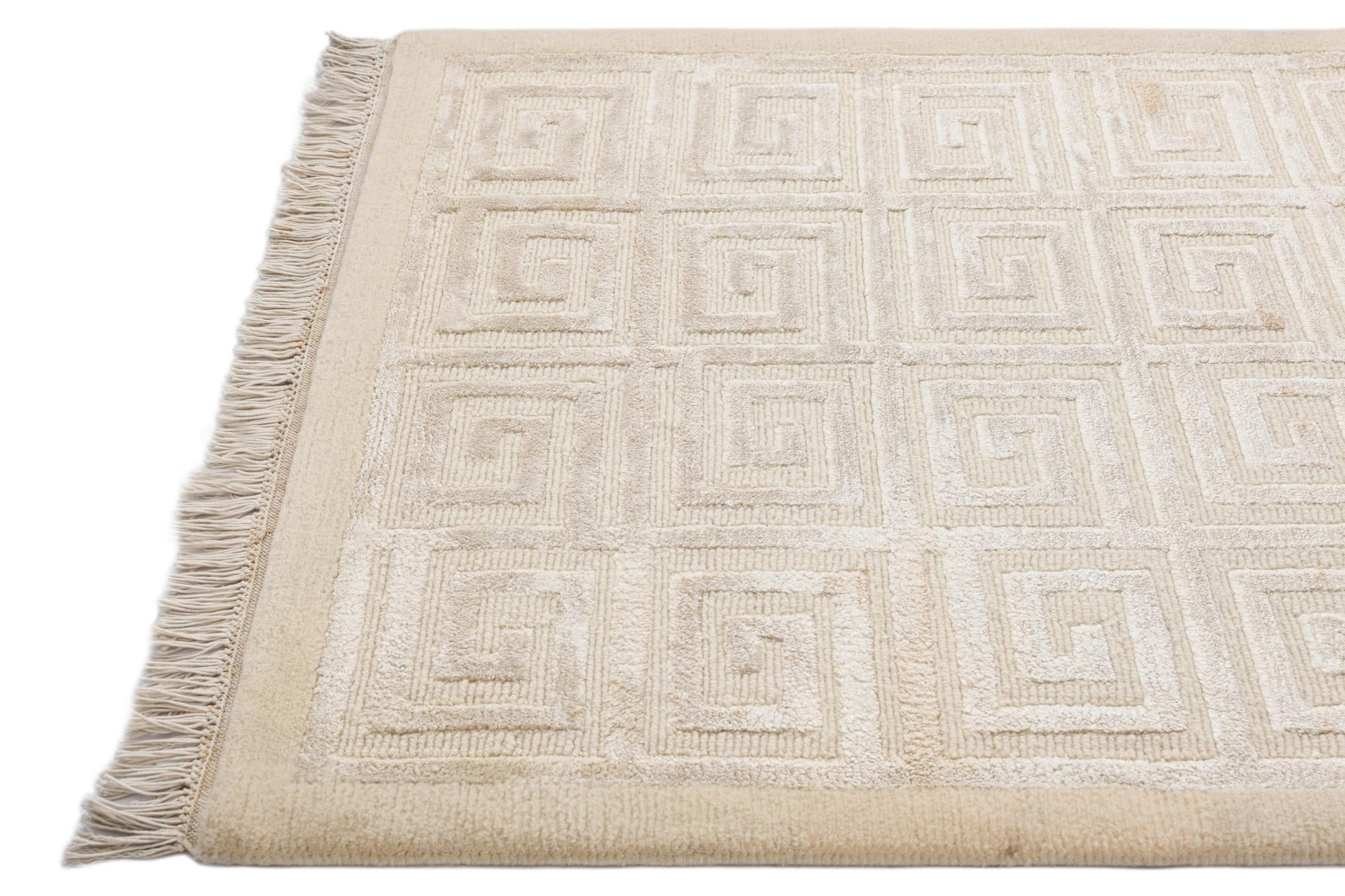 2' 10 x 9' 10 Hand Knotted Darya Wool Runner Rug
