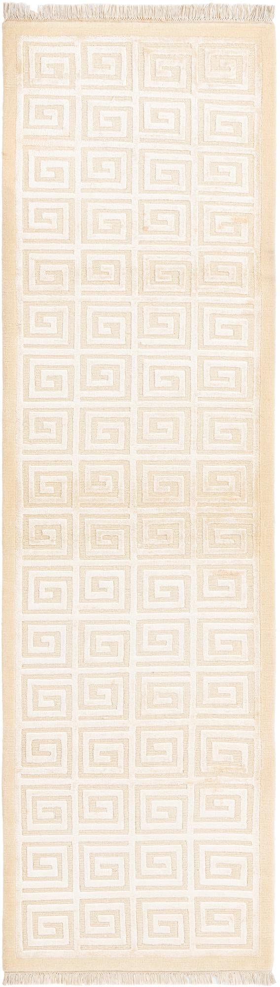 2' 10 x 9' 10 Hand Knotted Darya Wool Runner Rug