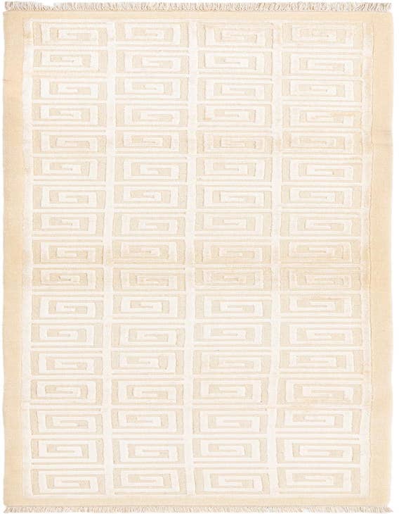 Detail image of 2' 10 x 9' 10 Hand Knotted Darya Wool Runner Rug