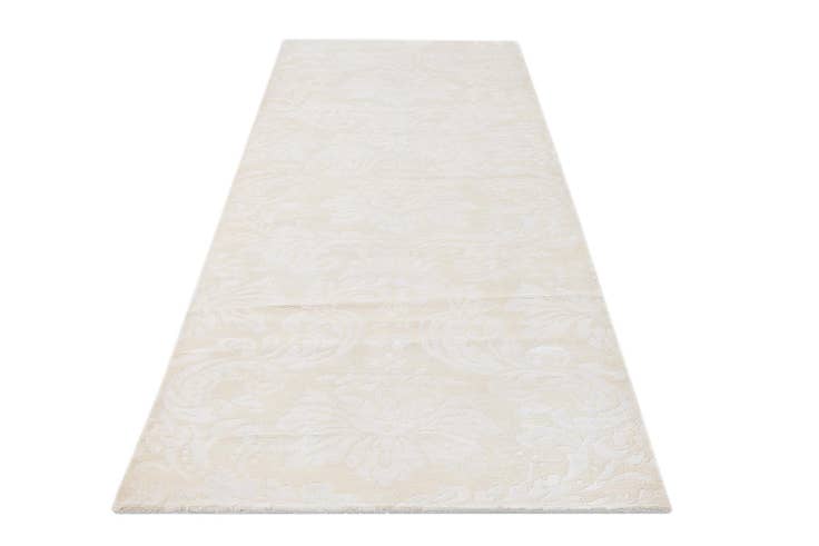 Detail image of 3' x 9' 11 Hand Knotted Darya Wool Runner Rug