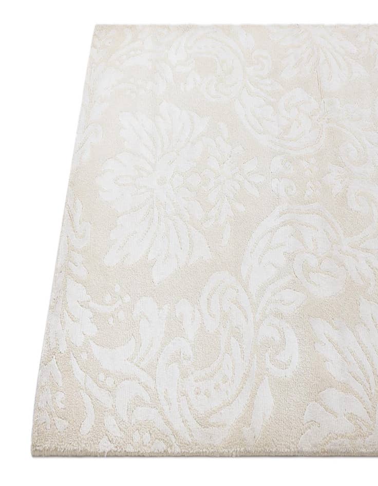 Detail image of 3' x 9' 11  Hand Knotted Darya Wool Runner Rug