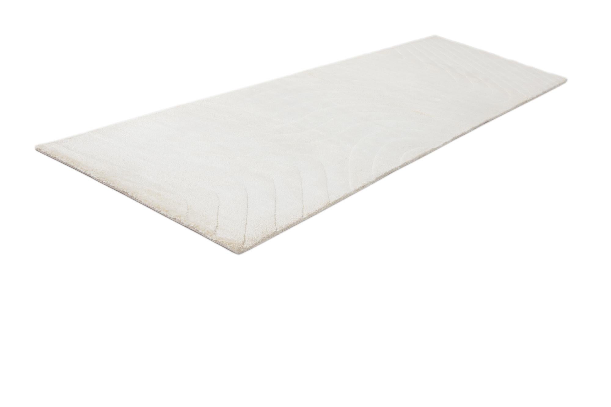 2' 7 x 9' 10 Hand Knotted Darya Wool Runner Rug