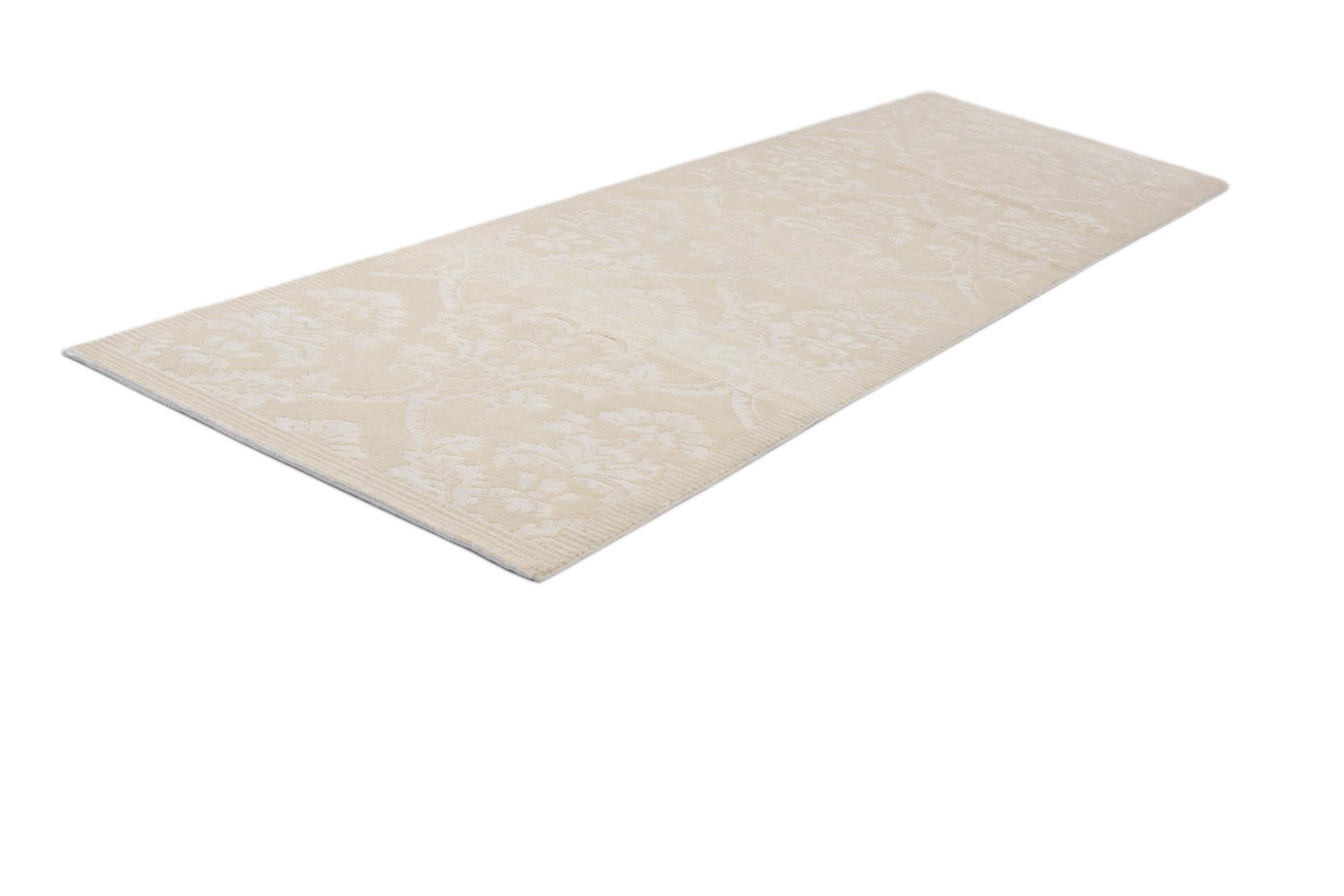 2' 11 x 10' Hand Knotted Darya Wool Runner Rug