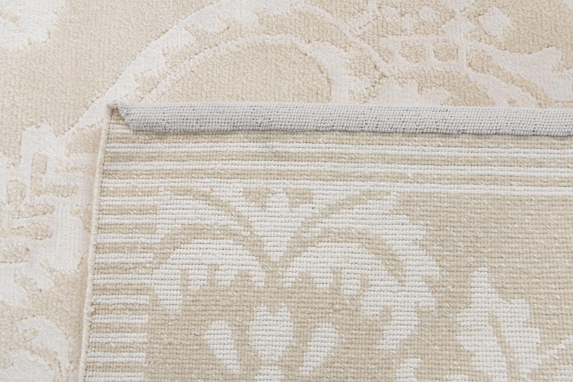 2' 11 x 10' Hand Knotted Darya Wool Runner Rug