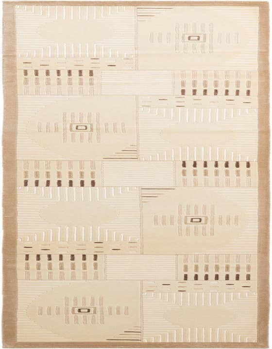 Detail image of 2' 7 x 9' 9 Hand Knotted Darya Wool Runner Rug