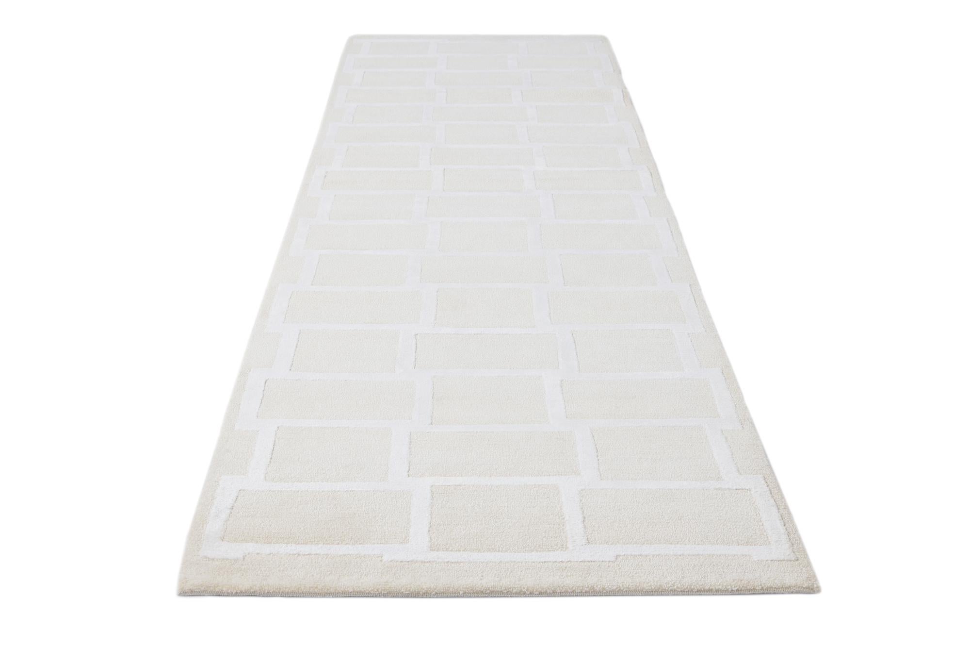 2' 9 x 9' 11 Hand Knotted Darya Wool Runner Rug