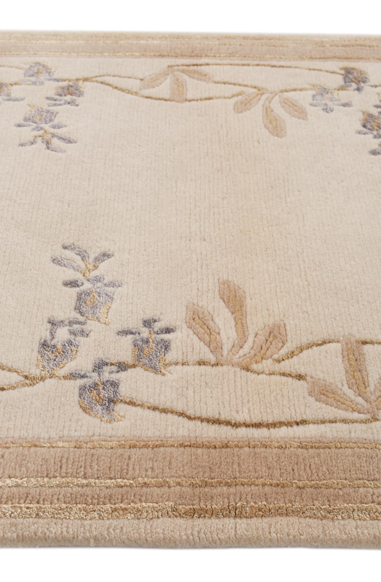 2' 7 x 9' 8 Hand Knotted Darya Wool Runner Rug