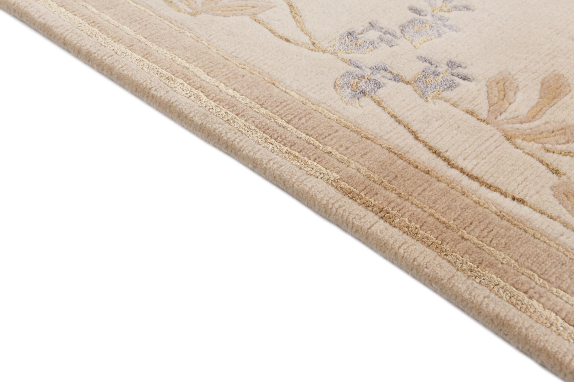 2' 7 x 9' 8 Hand Knotted Darya Wool Runner Rug