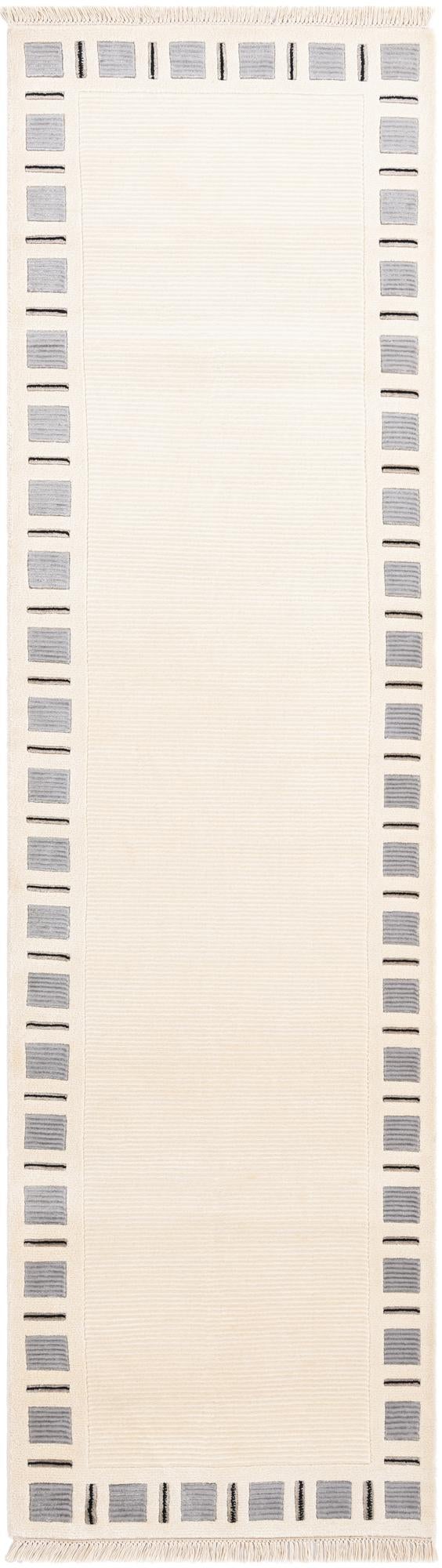 2' 8 x 9' 8 Hand Knotted Darya Wool Runner Rug