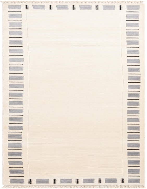Detail image of 2' 8 x 9' 8 Hand Knotted Darya Wool Runner Rug