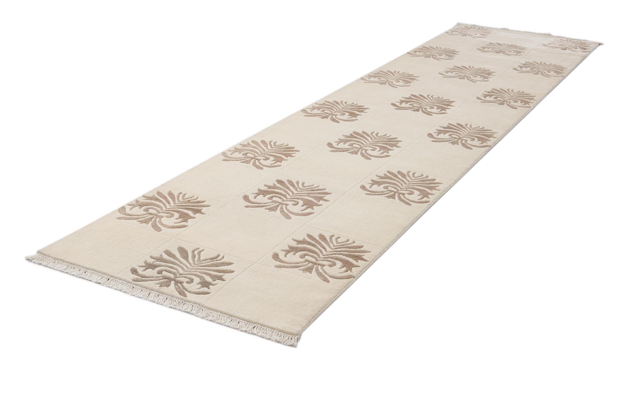 3' 3 x 13' 4 Hand Knotted Darya Wool Runner Rug
