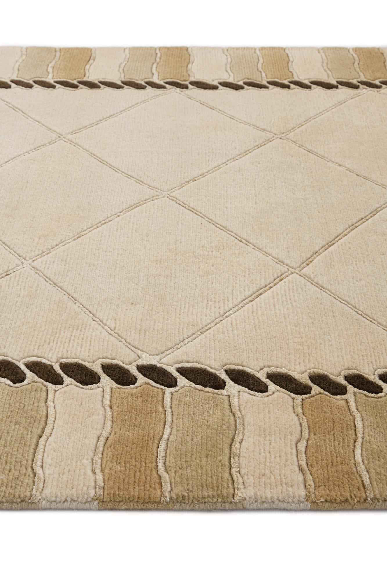 3' 3 x 13' Hand Knotted Darya Wool Runner Rug