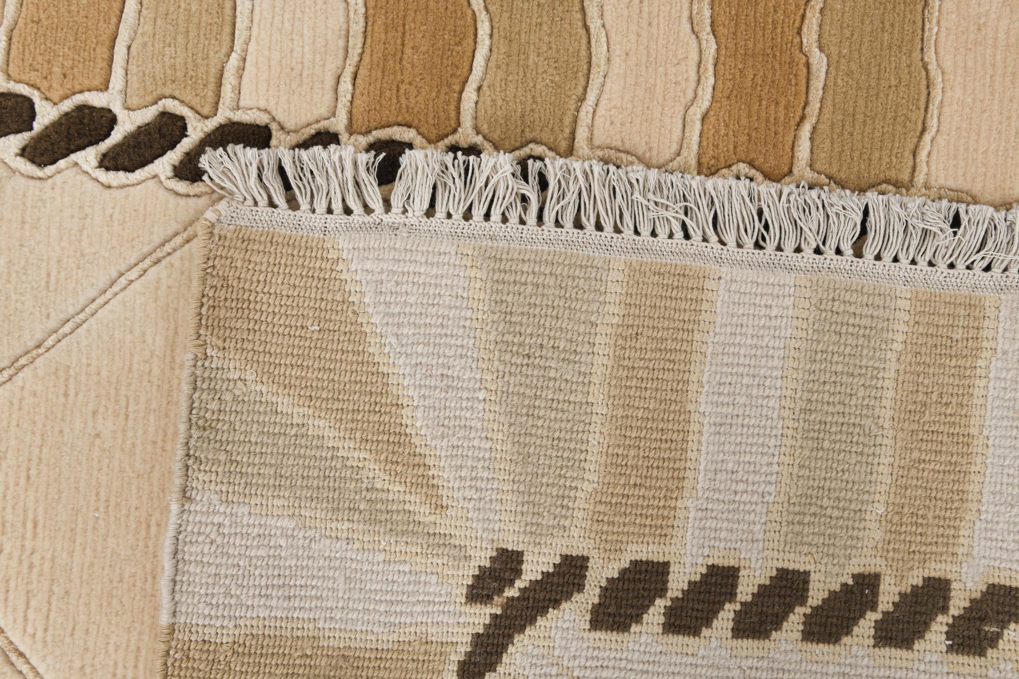 3' 3 x 13' Hand Knotted Darya Wool Runner Rug