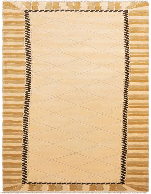 Detail image of 3' 3 x 13' Hand Knotted Darya Wool Runner Rug