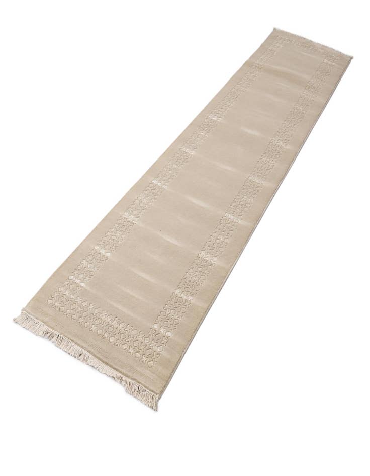 Detail image of 2' 8 x 13' Hand Knotted Darya Wool Runner Rug