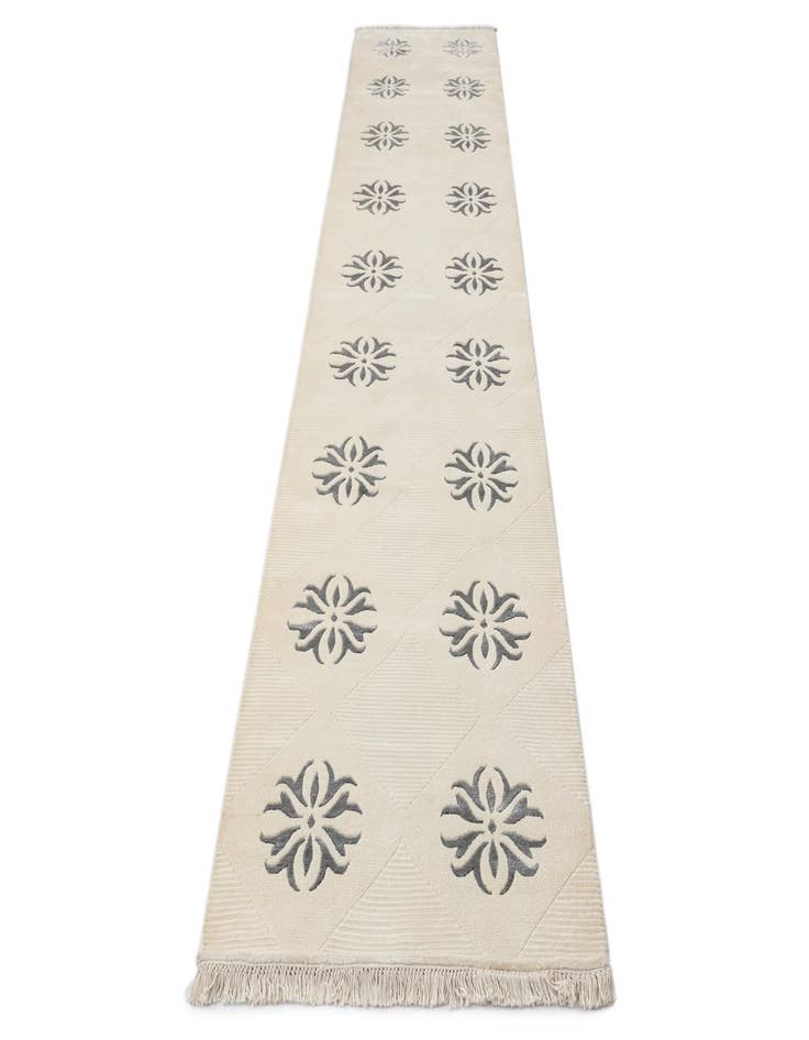 Detail image of 2' 7 x 13' 1  Hand Knotted Darya Wool Runner Rug