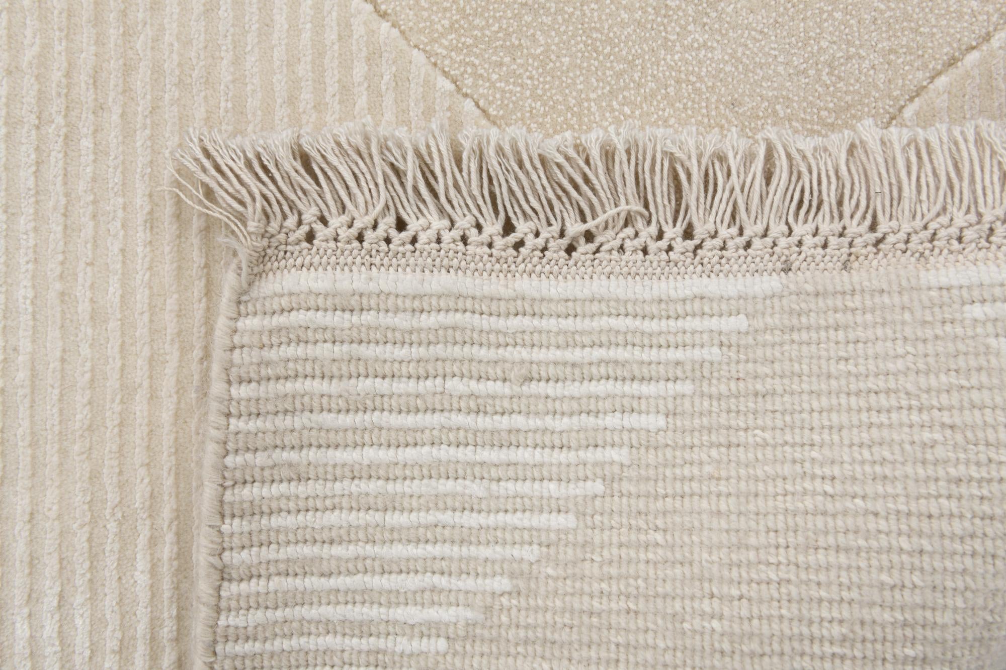 2' 7 x 13' 1 Hand Knotted Darya Wool Runner Rug
