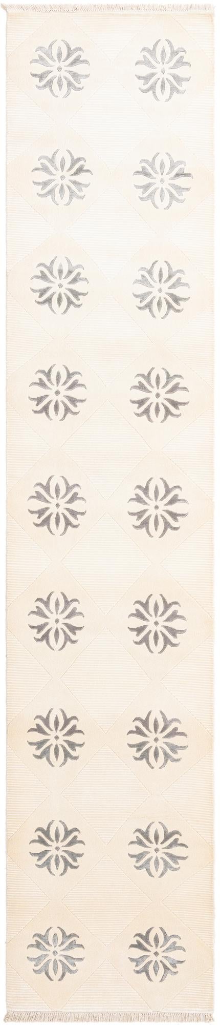 2' 7 x 13' 1 Hand Knotted Darya Wool Runner Rug