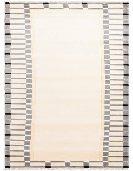 Detail image of 2' 7 x 12' 11 Hand Knotted Darya Wool Runner Rug