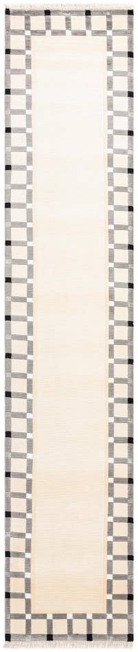 Detail image of 2' 7 x 12' 11 Hand Knotted Darya Wool Runner Rug