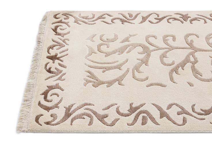 Detail image of 2' 7 x 13' 2 Hand Knotted Darya Wool Runner Rug
