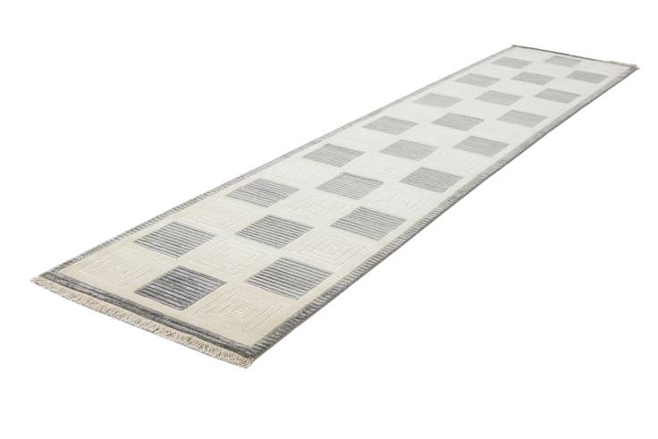 Detail image of 2' 8 x 13' 1 Hand Knotted Darya Wool Runner Rug