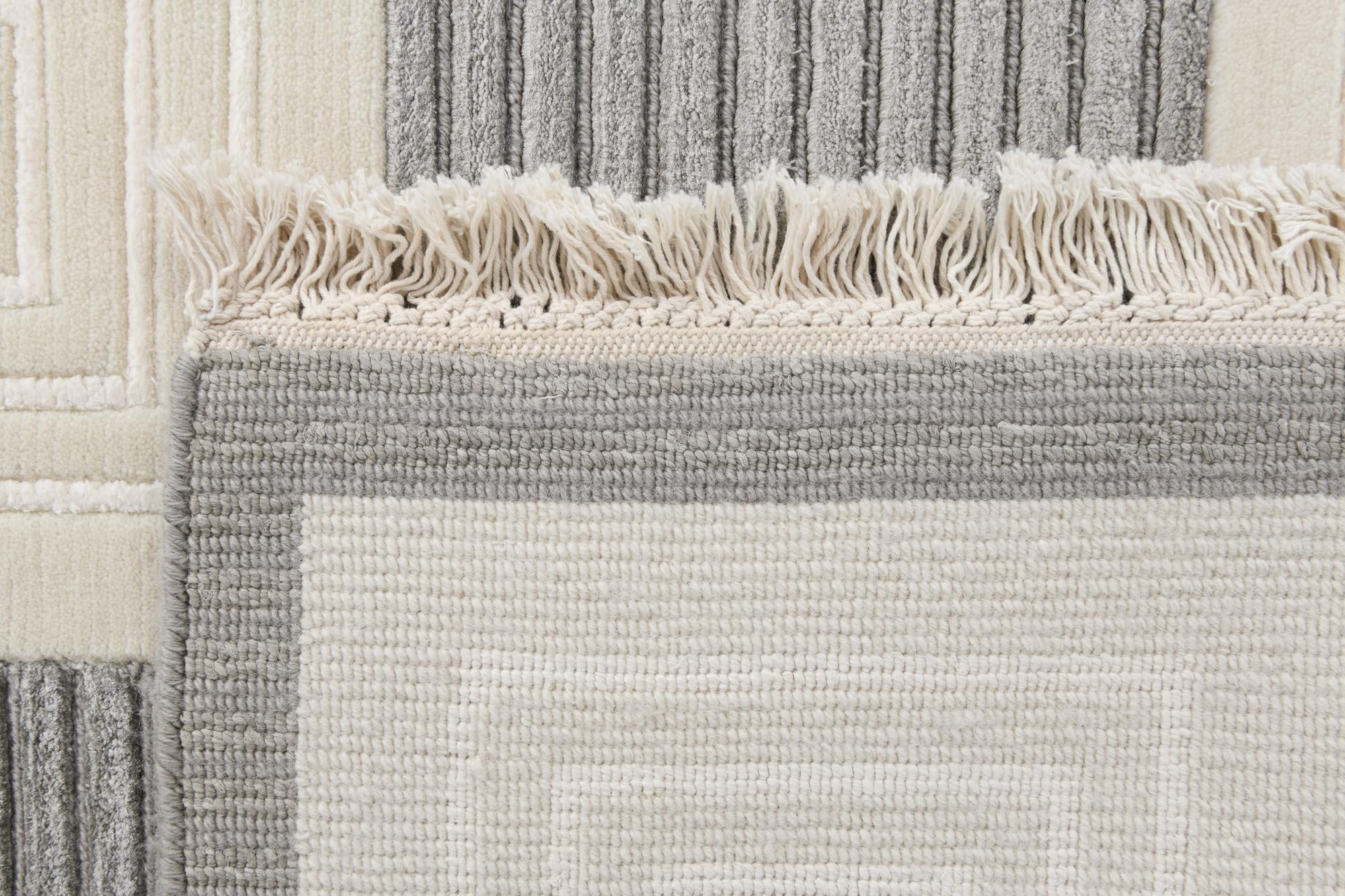 2' 8 x 13' 1 Hand Knotted Darya Wool Runner Rug