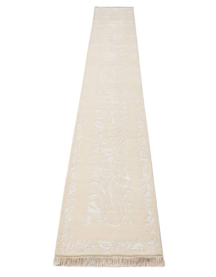 Detail image of 2' 8 x 13'  Hand Knotted Darya Wool Runner Rug