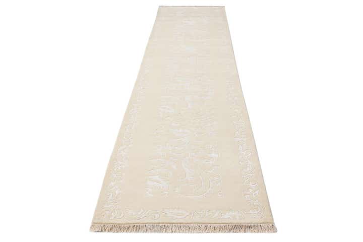 2' 8 x 13' Hand Knotted Darya Wool Runner Rug