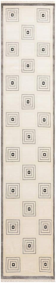 Detail image of 2' 7 x 13' Hand Knotted Darya Wool Runner Rug