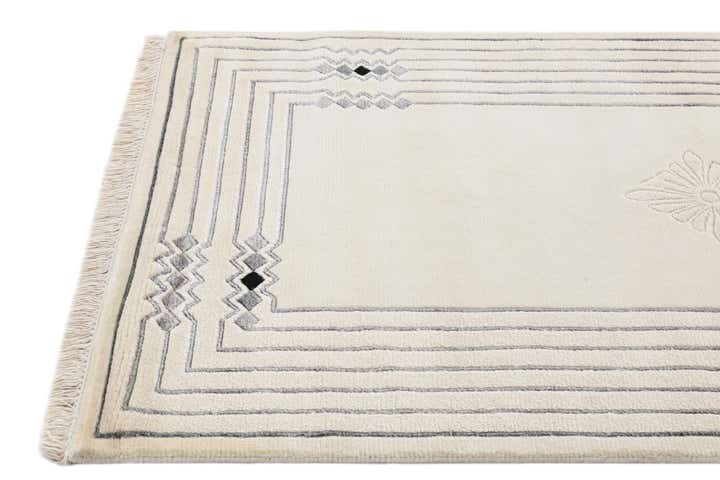 2' 8 x 12' 10 Hand Knotted Darya Wool Runner Rug