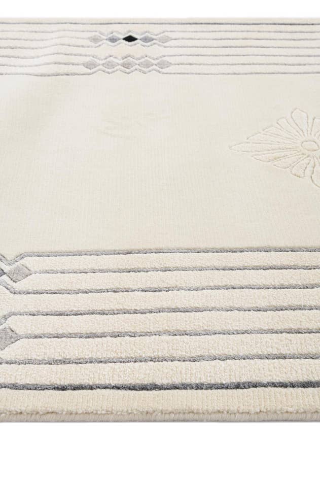 Detail image of 2' 8 x 12' 10 Hand Knotted Darya Wool Runner Rug