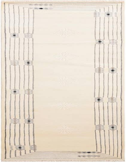 Detail image of 2' 8 x 12' 10 Hand Knotted Darya Wool Runner Rug