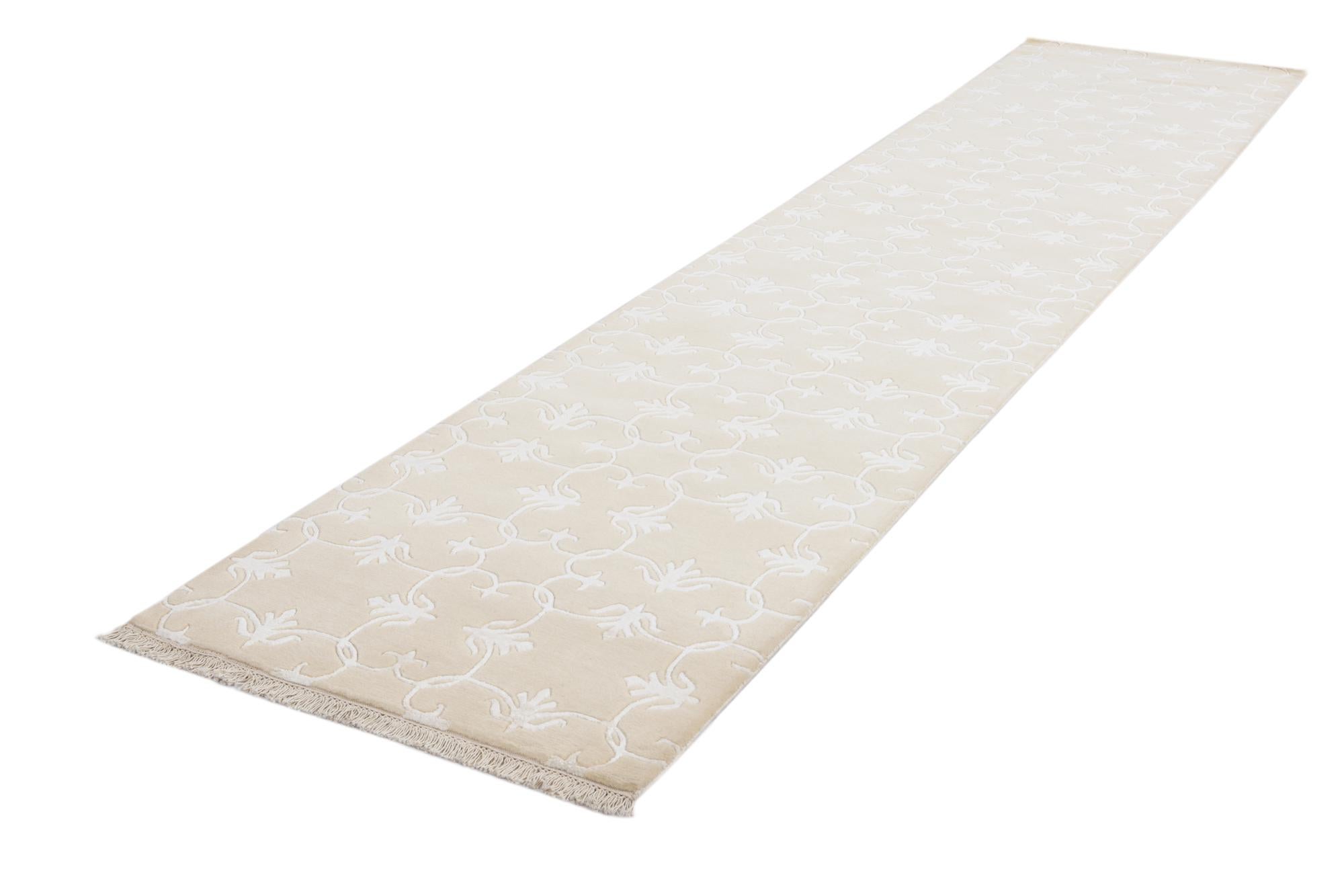 2' 8 x 13' Hand Knotted Darya Wool Runner Rug