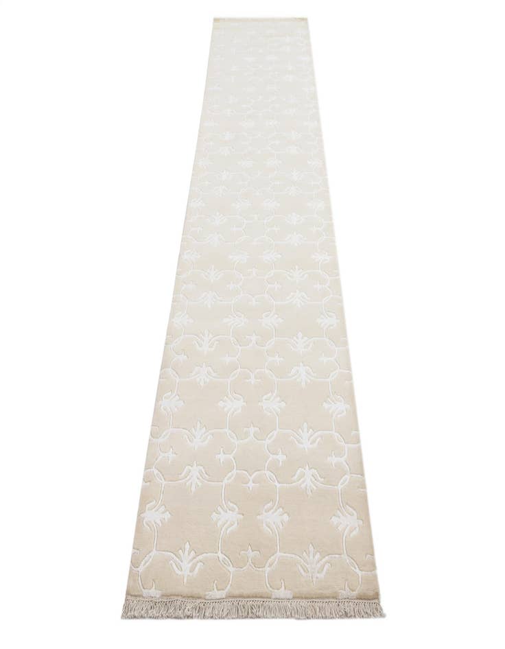 Detail image of 2' 8 x 13'  Hand Knotted Darya Wool Runner Rug