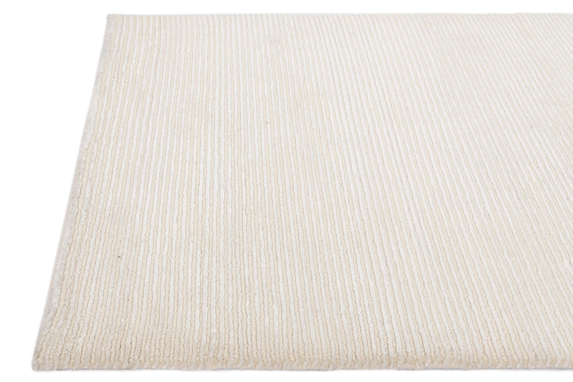 2' 8 x 10' 1 Hand Knotted Darya Wool Runner Rug