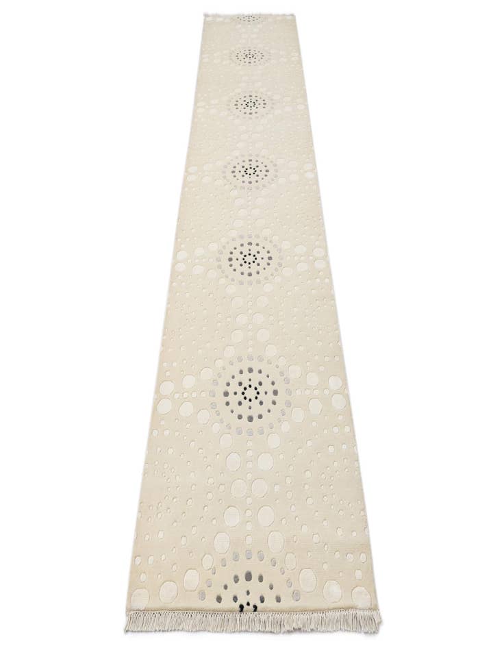 Detail image of 2' 7 x 13' 3  Hand Knotted Darya Wool Runner Rug