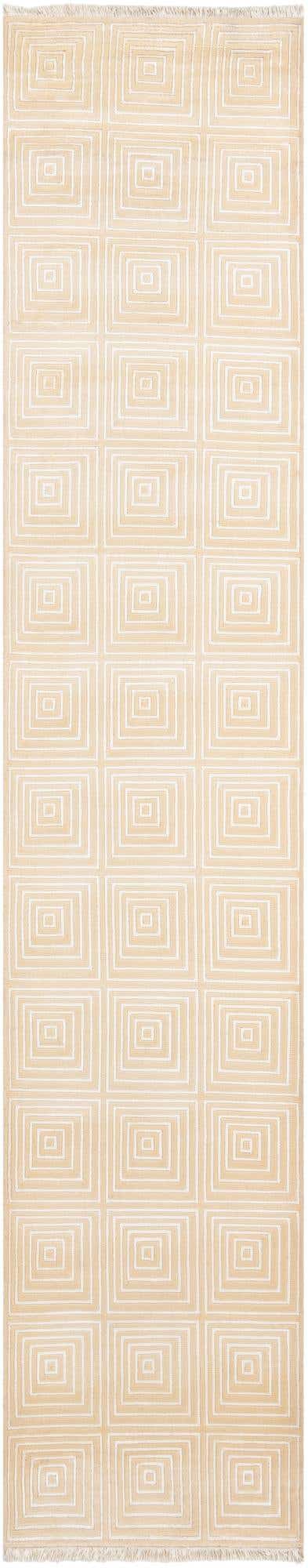 2' 7 x 13' Hand Knotted Darya Wool Runner Rug
